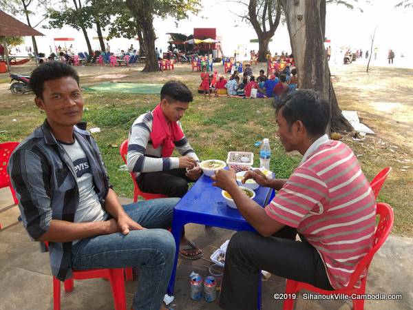 Central Ocheteaul Beach.  SihanoukVille, Cambodia.