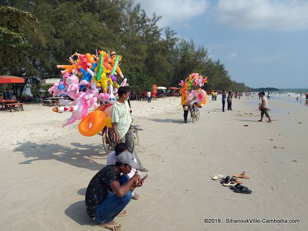 Central Ocheteaul Beach.  SihanoukVille, Cambodia.