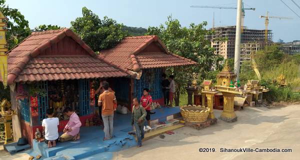 Yea Mao Shrine in SihanoukVille, Cambodia.