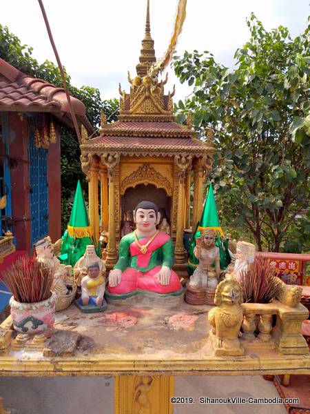 Yea Mao Shrine in SihanoukVille, Cambodia.