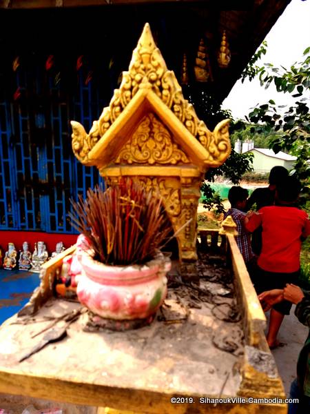 Yea Mao Shrine in SihanoukVille, Cambodia.