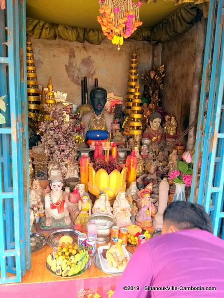 Yea Mao Shrine in SihanoukVille, Cambodia.