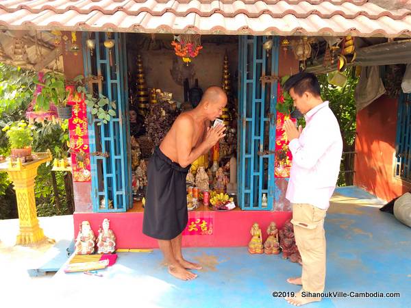 Yea Mao Shrine in SihanoukVille, Cambodia.