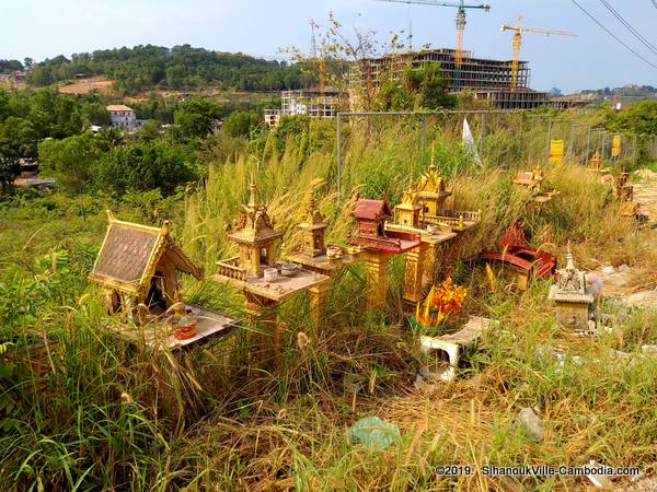 Yea Mao Shrine in SihanoukVille, Cambodia.