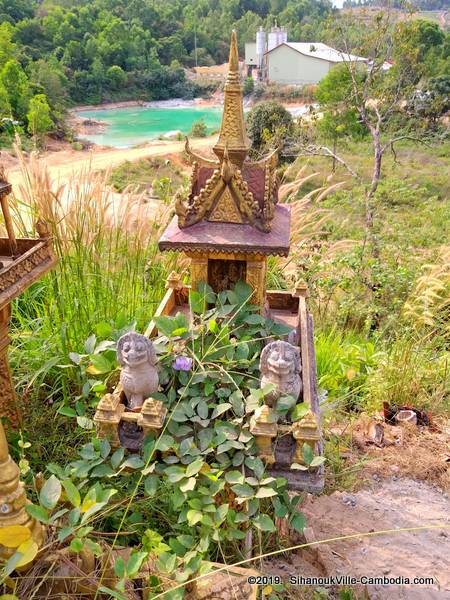 Yea Mao Shrine in SihanoukVille, Cambodia.