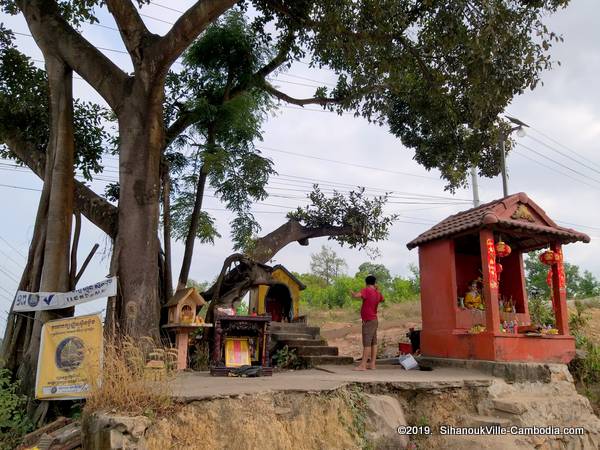 Yea Mao Shrine in SihanoukVille, Cambodia.