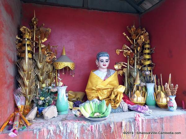 Yea Mao Shrine in SihanoukVille, Cambodia.