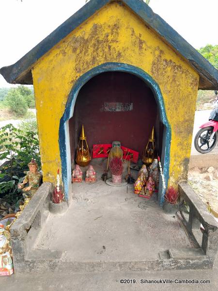 Yea Mao Shrine in SihanoukVille, Cambodia.