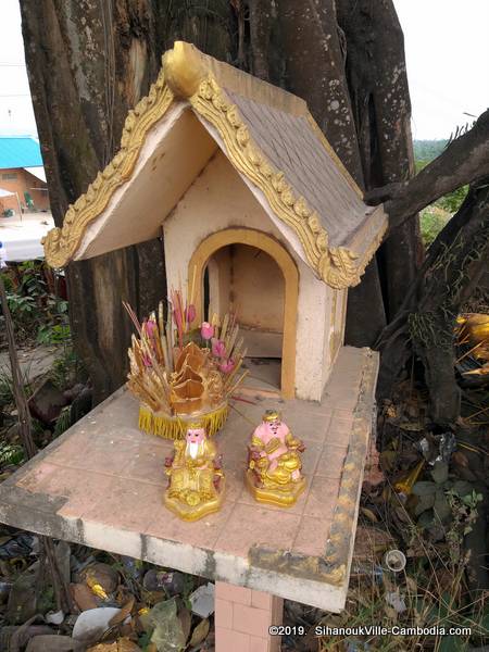 Yea Mao Shrine in SihanoukVille, Cambodia.