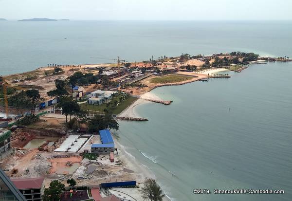 Coral Beach in SihanoukVille, Cambodia.