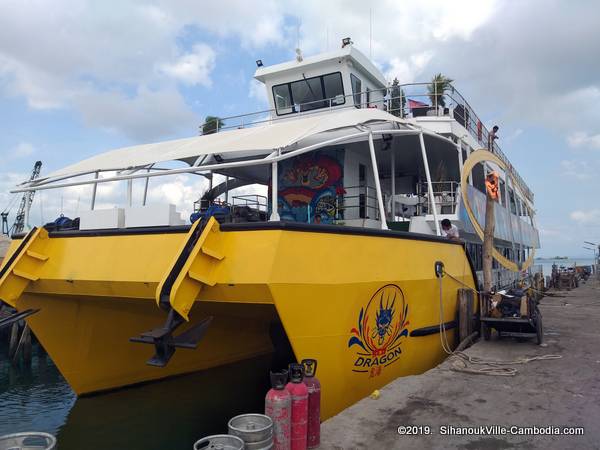 Sea Dragon Party Boat in SihanoukVille, Cambodia.