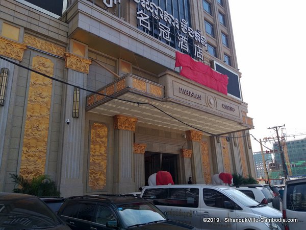 Parisian Casino and Mingguan Hotel in SihanoukVille, Cambodia.