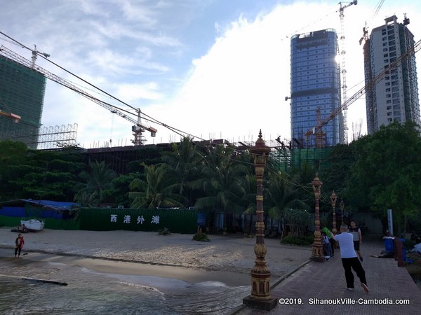 The Bund.  Seaside on Victory Hill.  SihanoukVille, Cambodia.