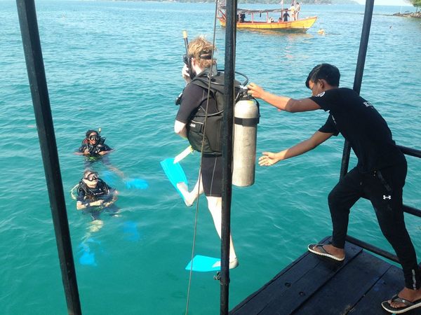 Dive College Koh Rong in SihanoukVille, Cambodia.