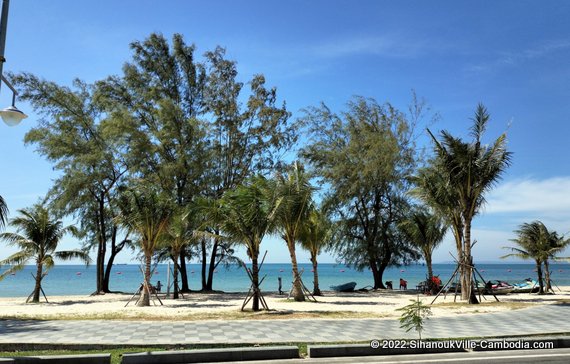 Otres Beach in Sihanoukville, Cambodia.