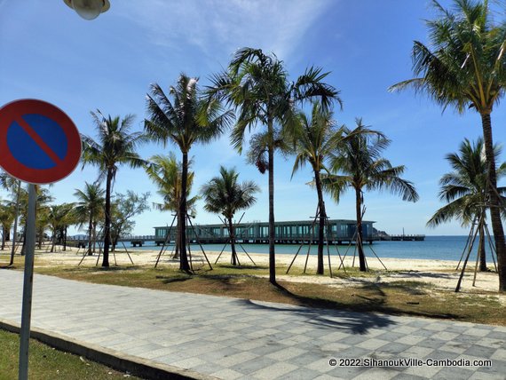 Otres Beach in Sihanoukville, Cambodia.