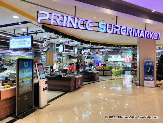 Prince Shopping Mall in SihanoukVille, Cambodia.