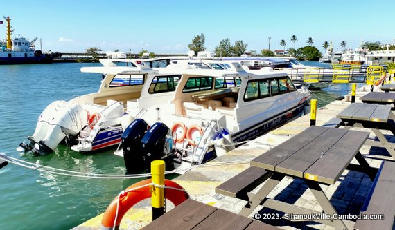 Island Tourist Port in SihanoukVille, Cambodia.