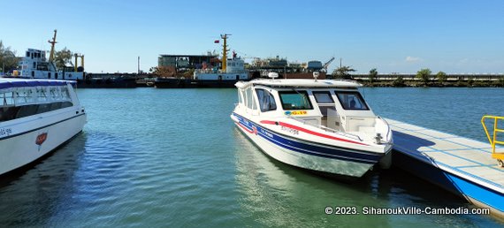 Island Tourist Port in SihanoukVille, Cambodia.