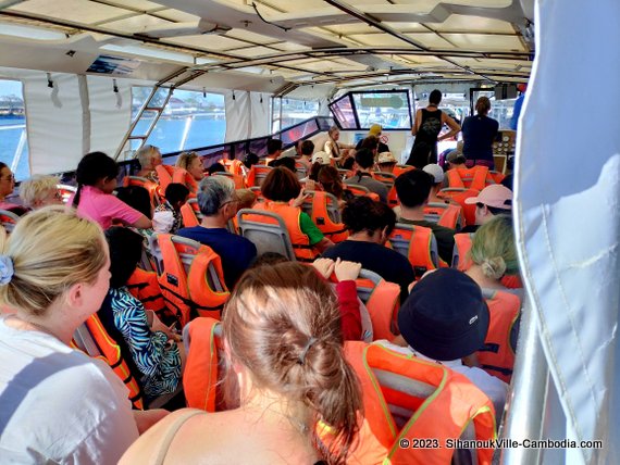 Island Tourist Port in SihanoukVille, Cambodia.