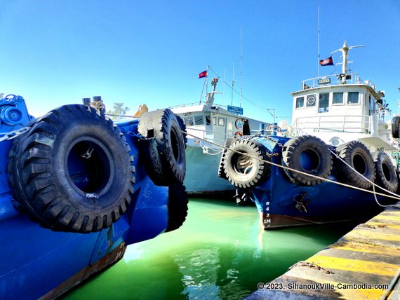 Island Tourist Port in SihanoukVille, Cambodia.