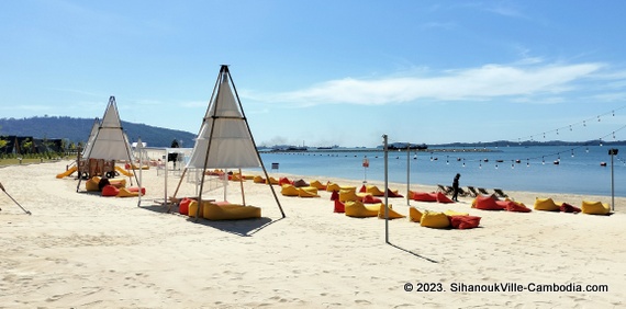 Summer Bay Beach Club & Cabins in SihanoukVille, Cambodia.