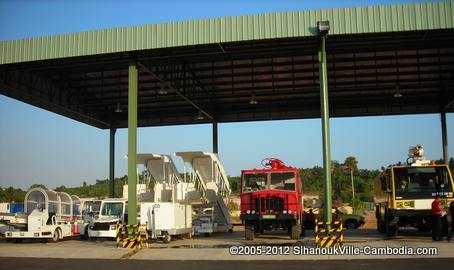 fire station at the sihanoukville airport