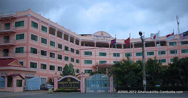 Golden Sand Hotel and Casino in Sihanoukville, Cambodia.