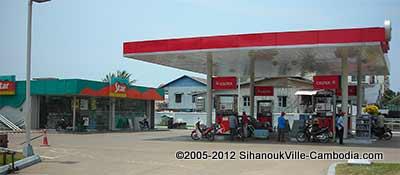 caltex, star mart, sihanoukville, cambodia