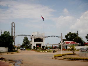 main entrance to the sihanoukville port